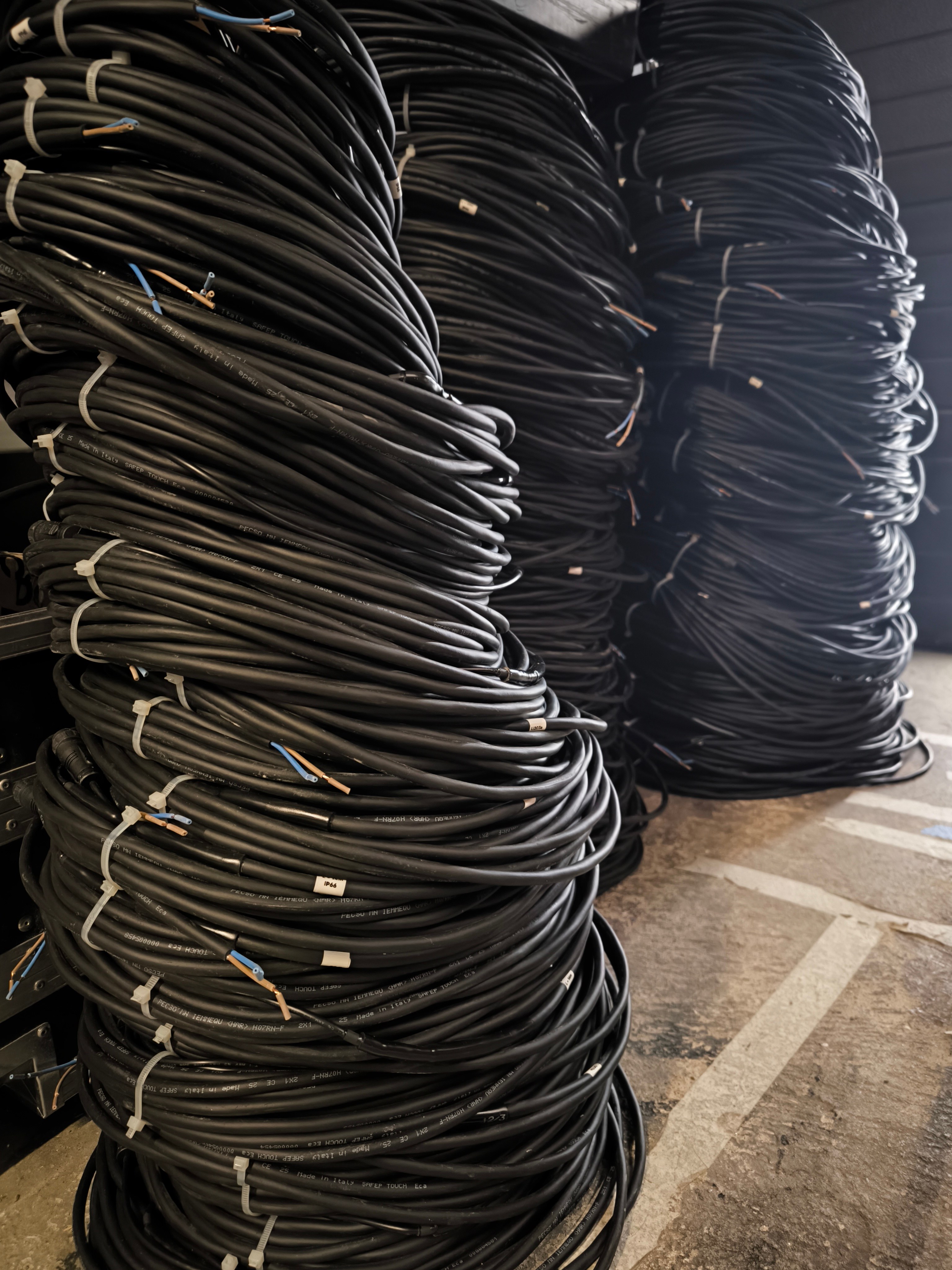 Fabrication de câblage sur-mesure pour installation de bandeau LED IP67